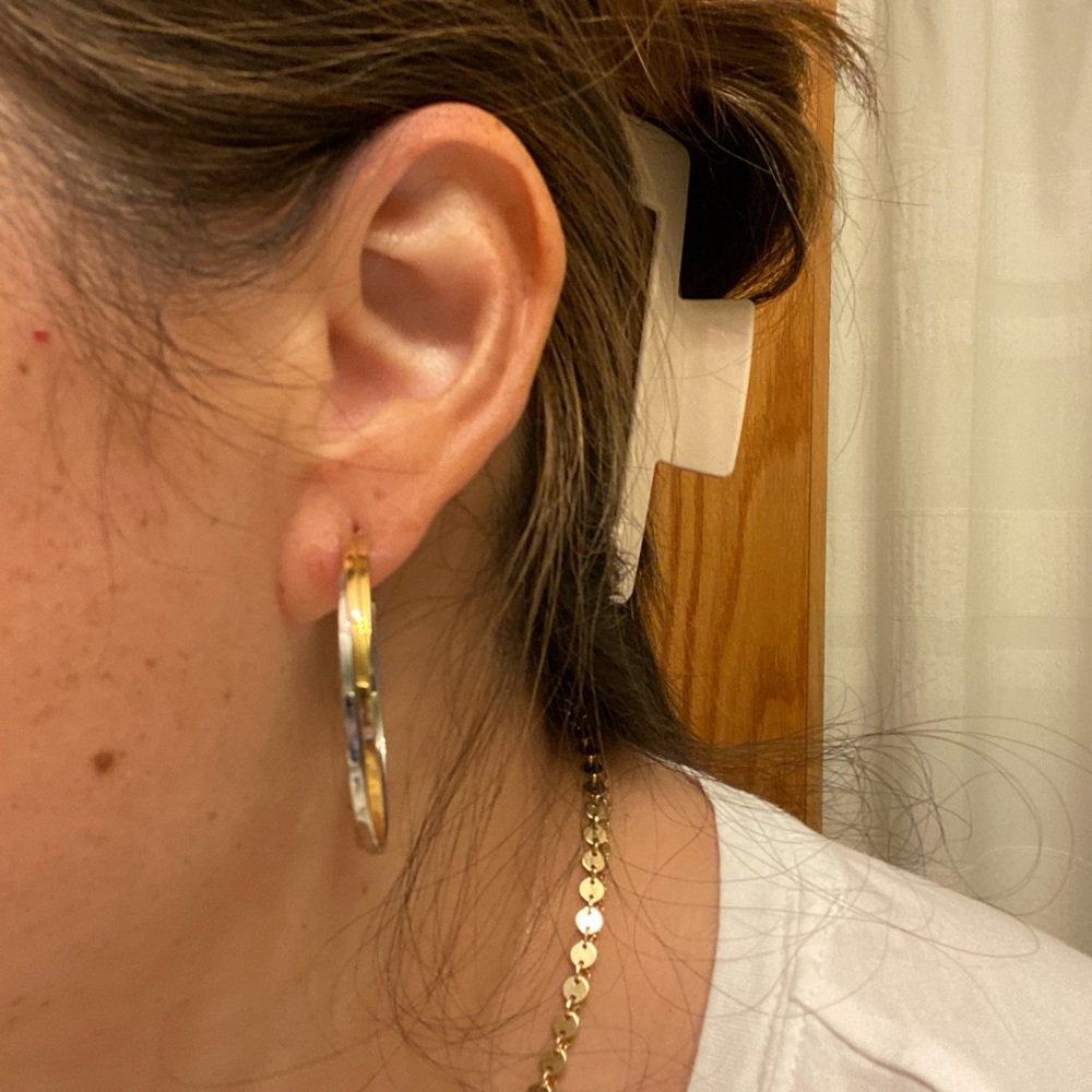 Michael kors hoop earrings